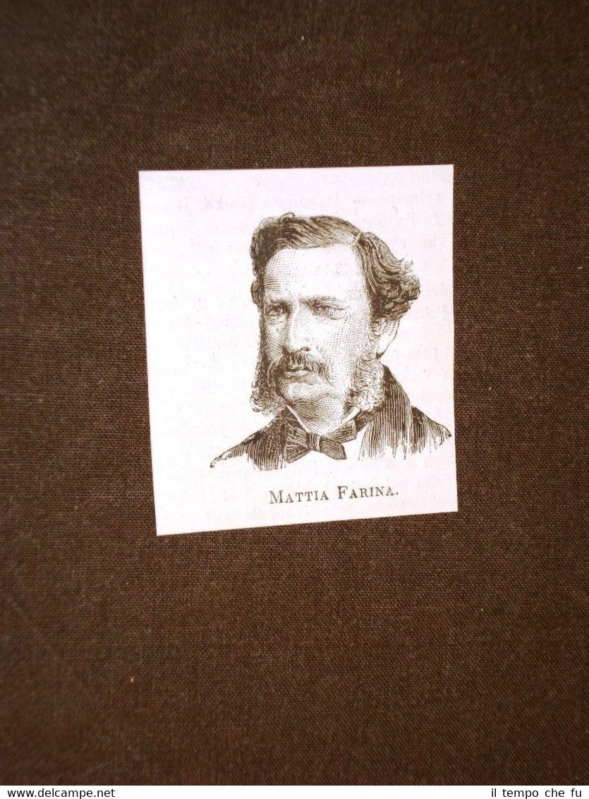 Senatore Mattia Farina Baronissi, 18 dicembre 1822 – Baronissi, 11 … | Immagine principale