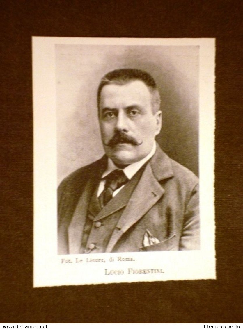 Senatore nel 1901 Lucio Fiorentini