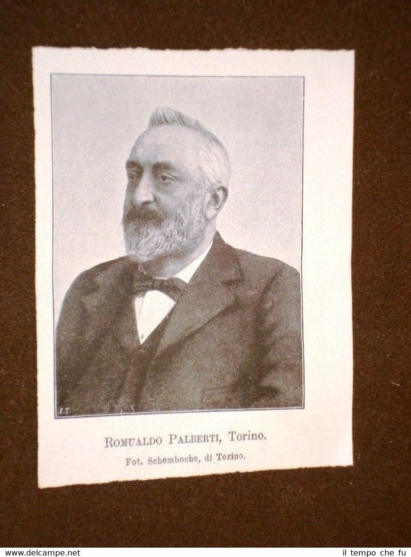 Senatore nel 1906 Romualdo Palberti di Torino