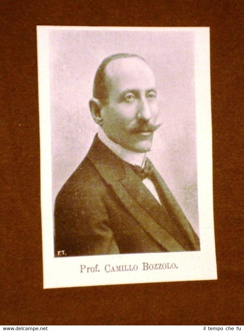 Senatore nel 1910 Onorevole Professore Camillo Bozzolo | Immagine principale