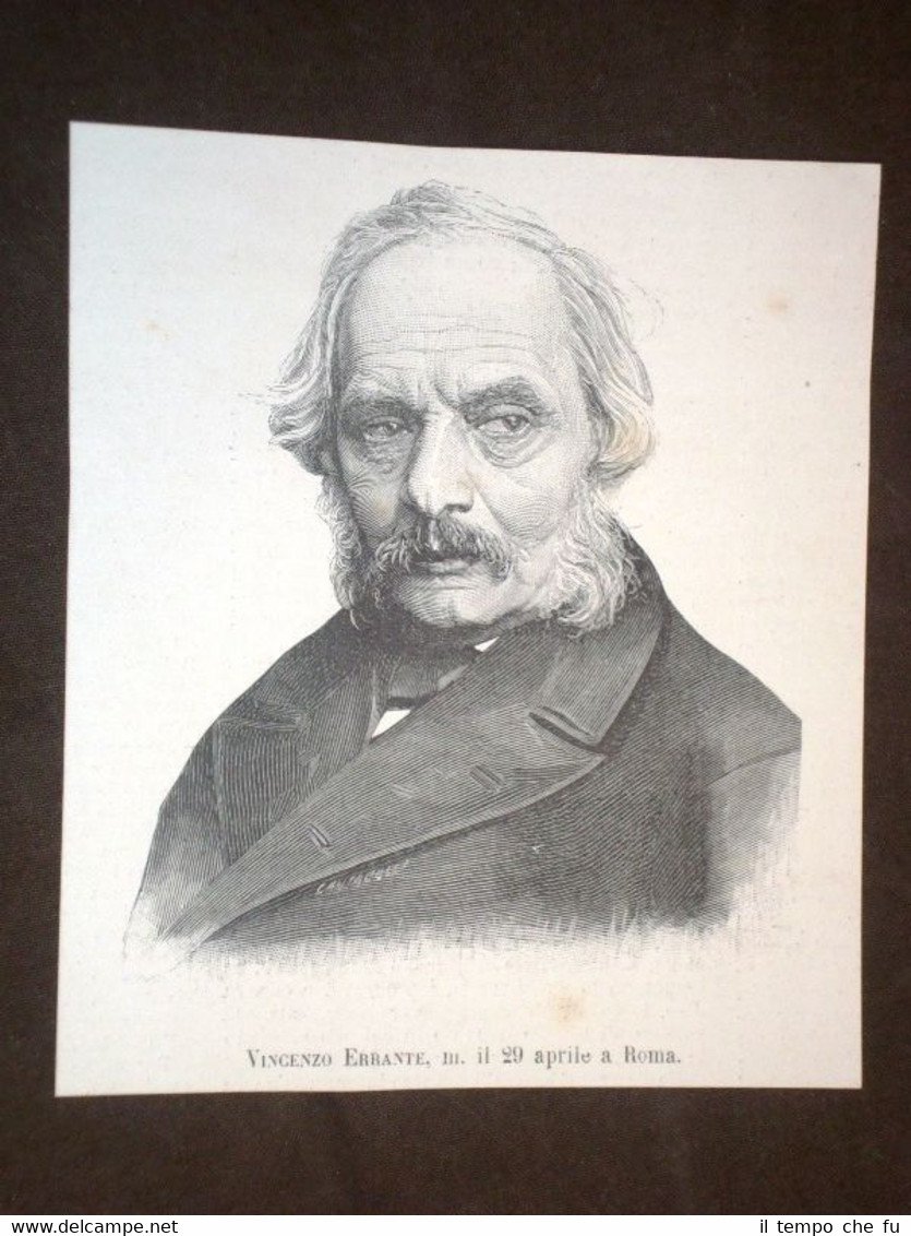 Senatore Vincenzo Errante di Palermo