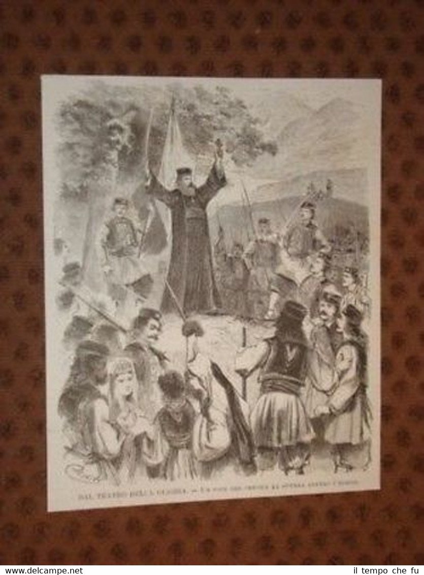 Serbia Un Pope che predica la Guerra contro i Turchi