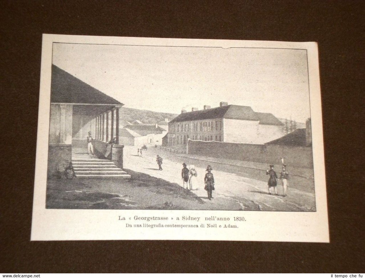 Sidney nel 1830 La Georgstrasse