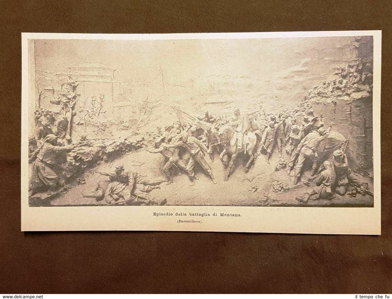 Siena nel 1896 Monumento a Giuseppe Garibaldi Battaglia di Mentana … | Immagine principale