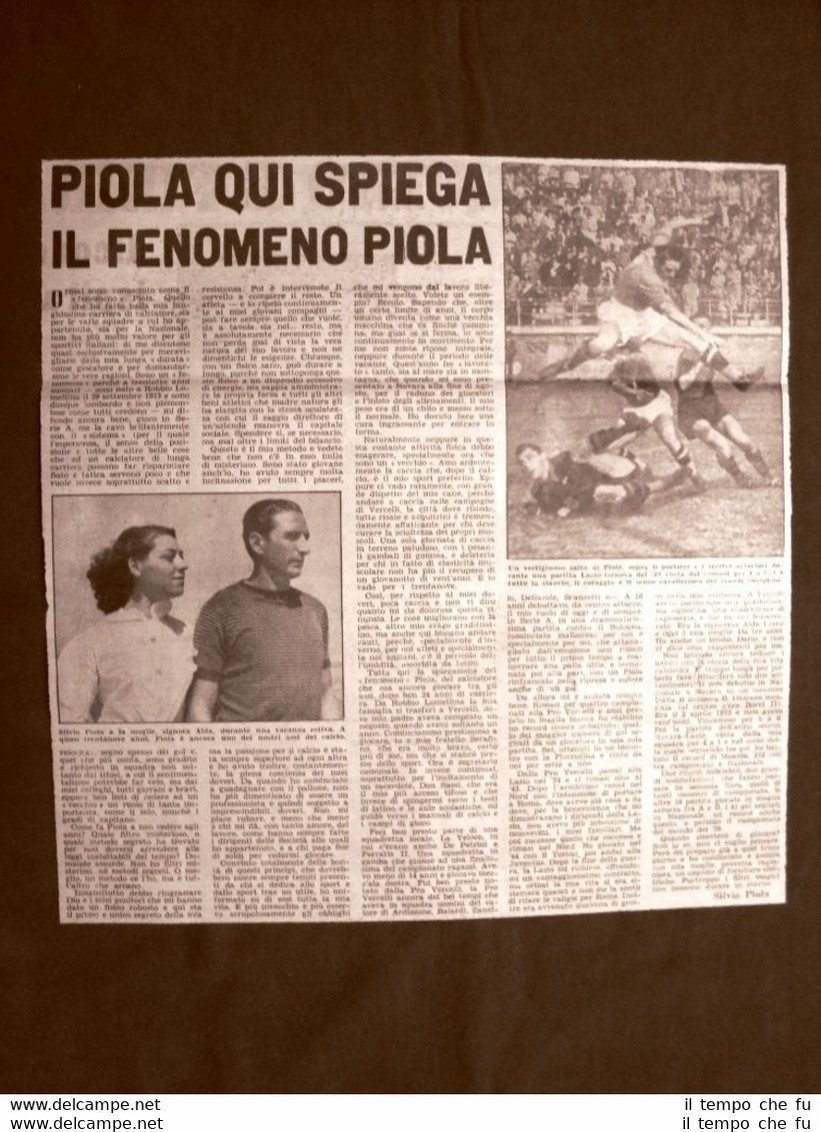 Silvio Piola Calciatore Robbio, 29 settembre 1913 – Gattinara, 4 …