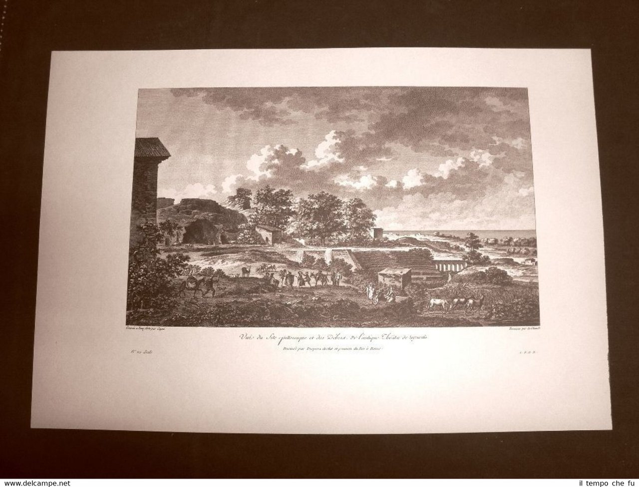 Siracusa Veduta dell'antico Teatro Sicilia Voyage Pittoresque di Saint Non | Immagine principale