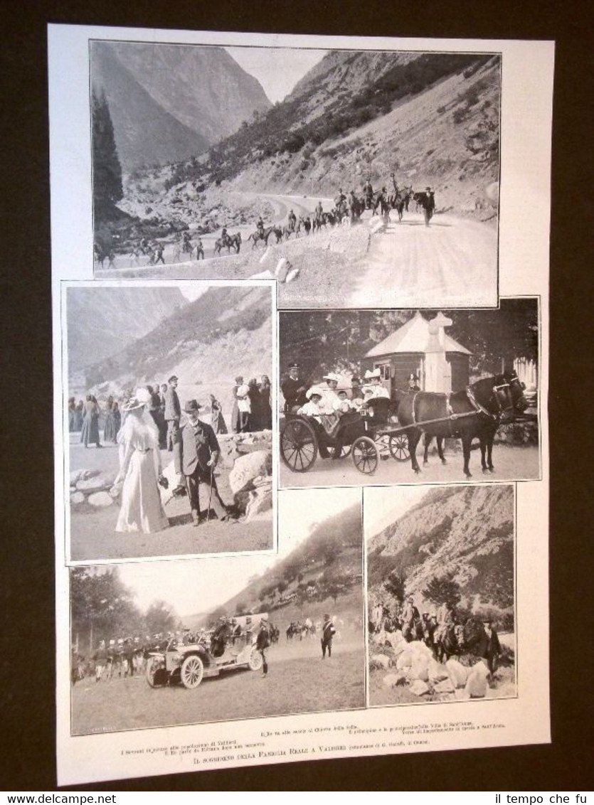 Soggiorno della famiglia Reale a Valdieri nel 1906 Rittana Chiotto …