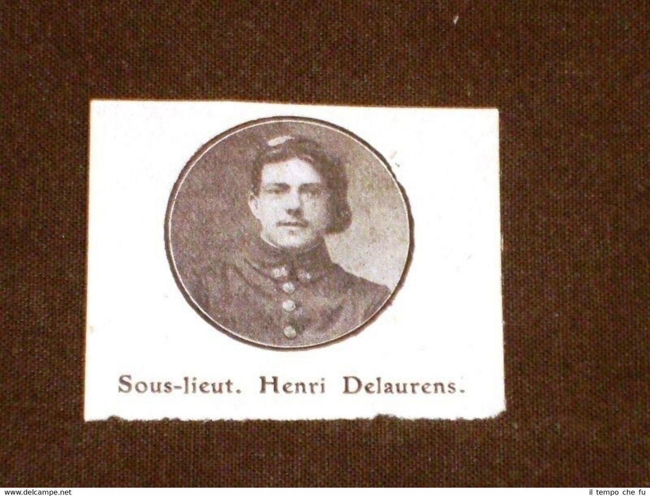 Sous - Lieut. Henri Delaurens