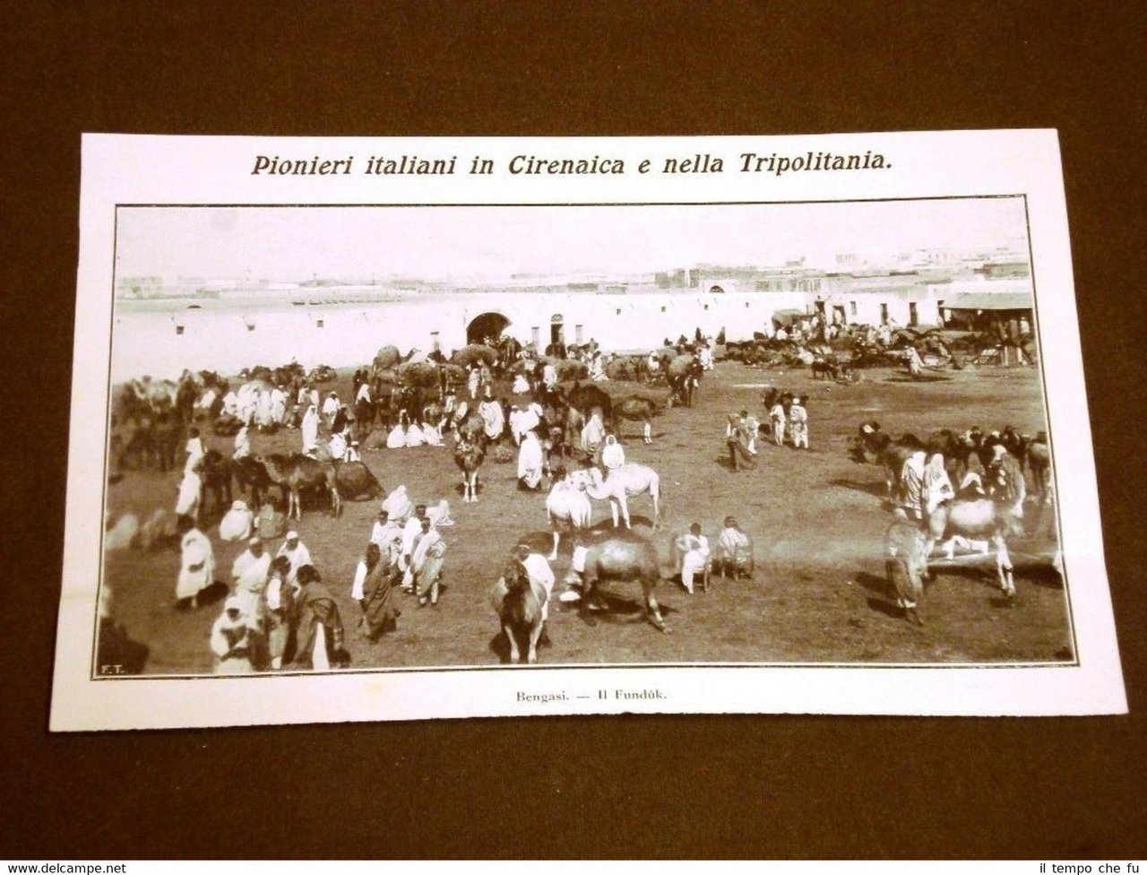 Spedizione d'Italia in Libia nel 1911 Bengasi Il Funduk Cirenaica … | Immagine principale