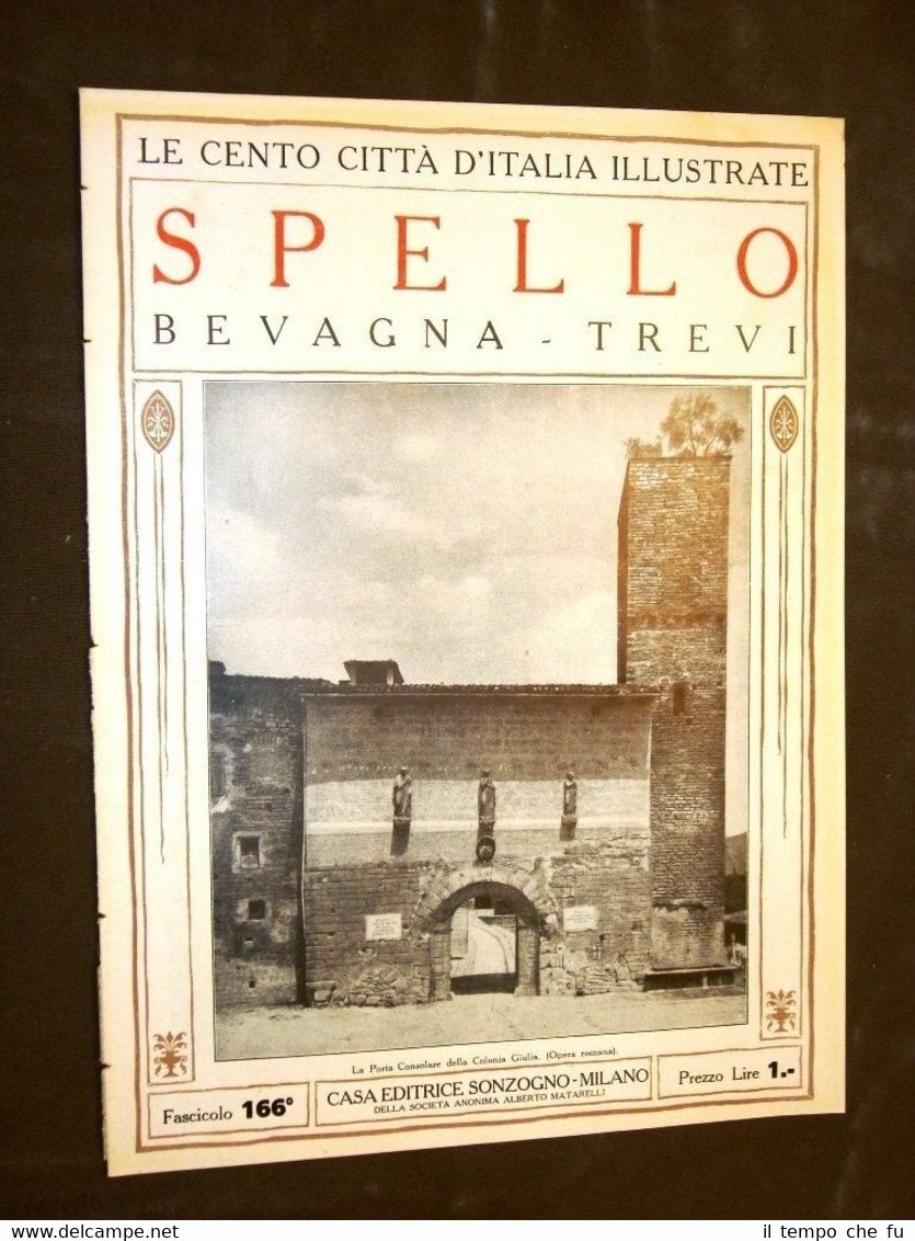 Spello, Bevagna e Trevi - Le Cento Città d'Italia illustrate