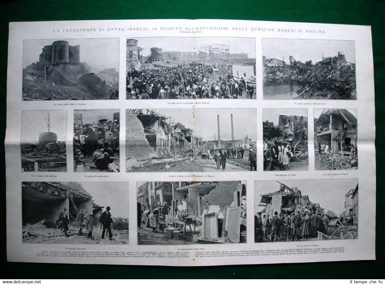 Stampa enorme Nel 1921 catastrofe Oppau guerra greco-turca Asia Minore … | Immagine principale