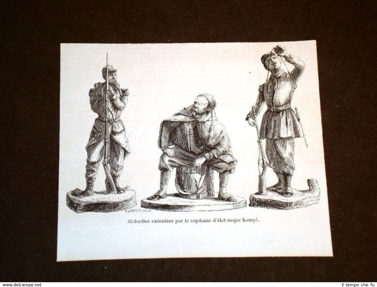 Statuette realizzate dal Capitano di Stato Maggiore Kampf