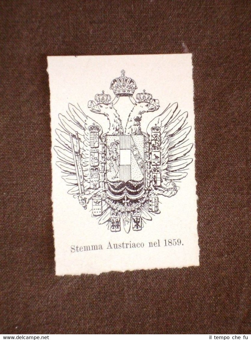 Stemma Austriaco nel 1859 Austria