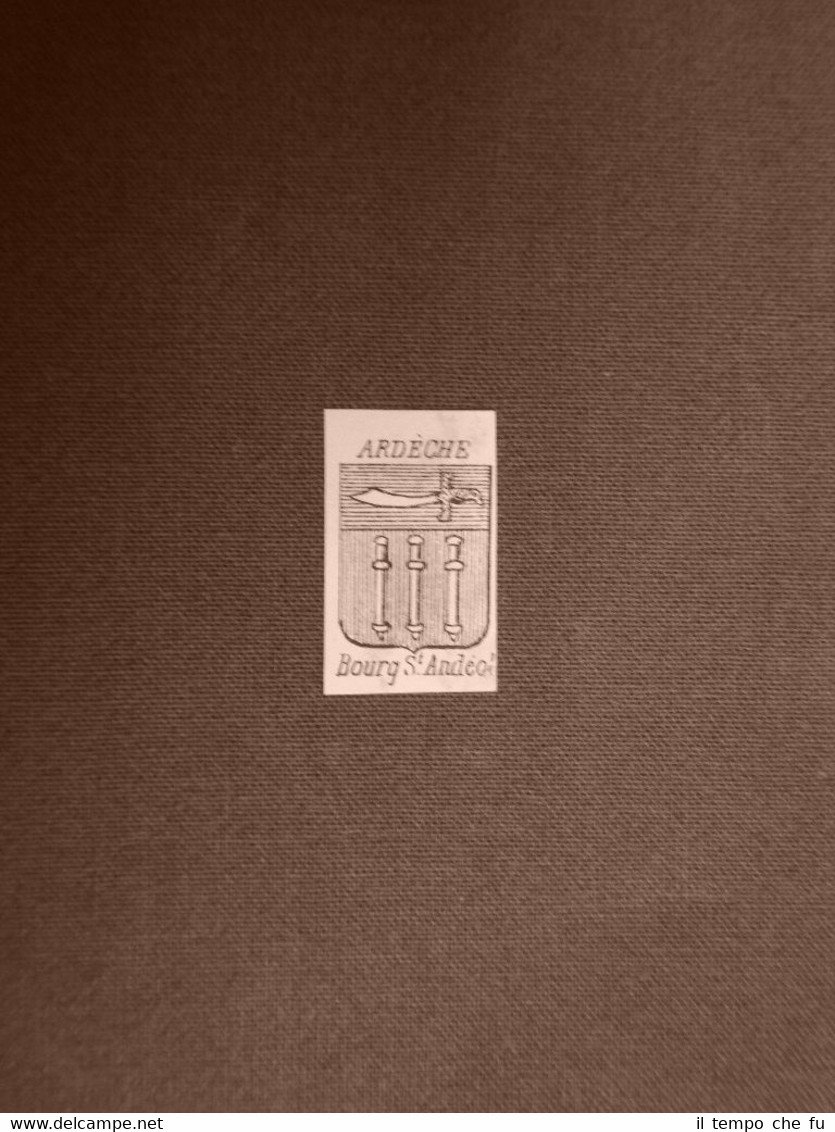 Stemma o blasone della città di Bourg Saint Andeol - … | Immagine principale