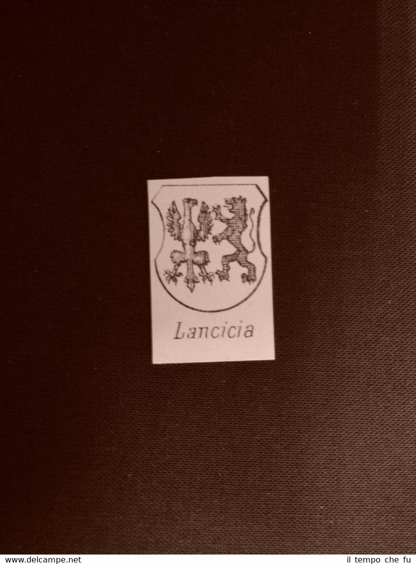 Stemma o blasone della città di Lancicia - Polonia Anno …