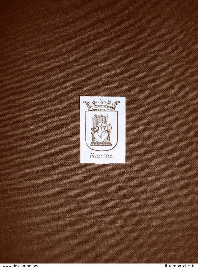 Stemma o blasone della città di Manche - Spagna Anno …