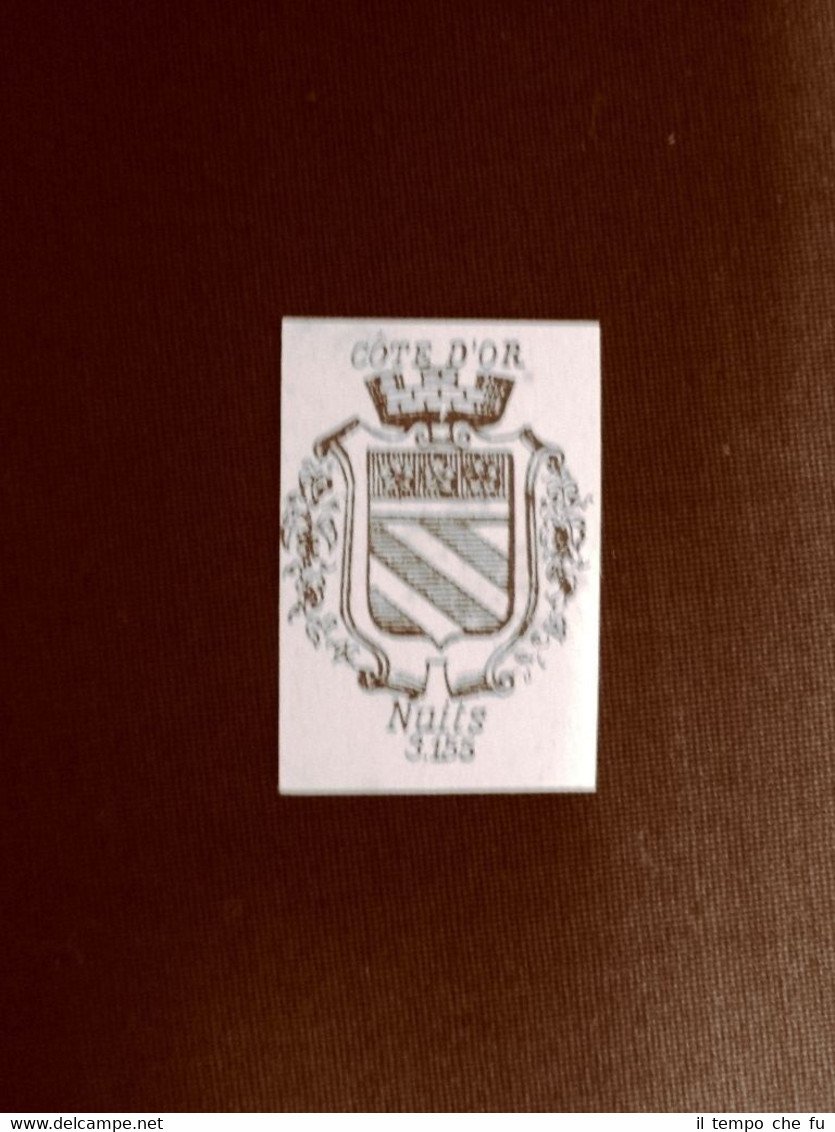 Stemma o blasone della città di Nuits - Francia Anno …