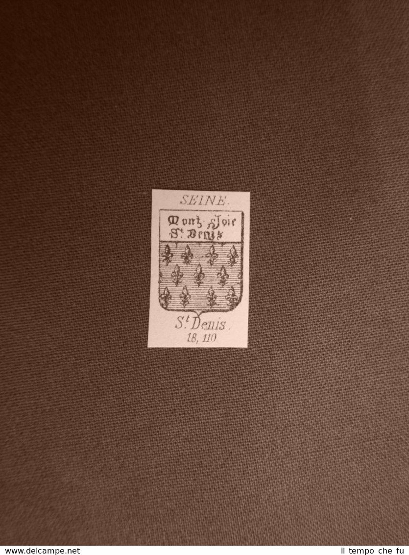 Stemma o blasone della città di Saint Denis - Francia …