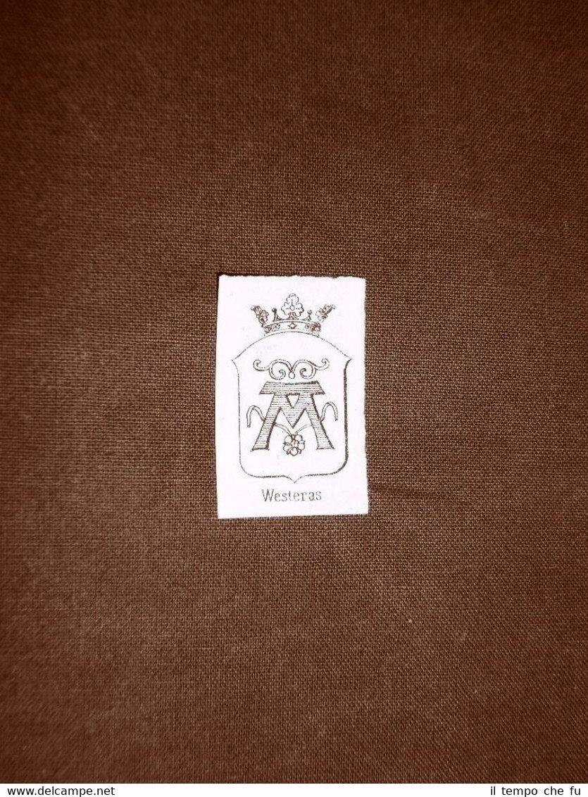 Stemma o blasone della città di Westeras - Svezia Anno …