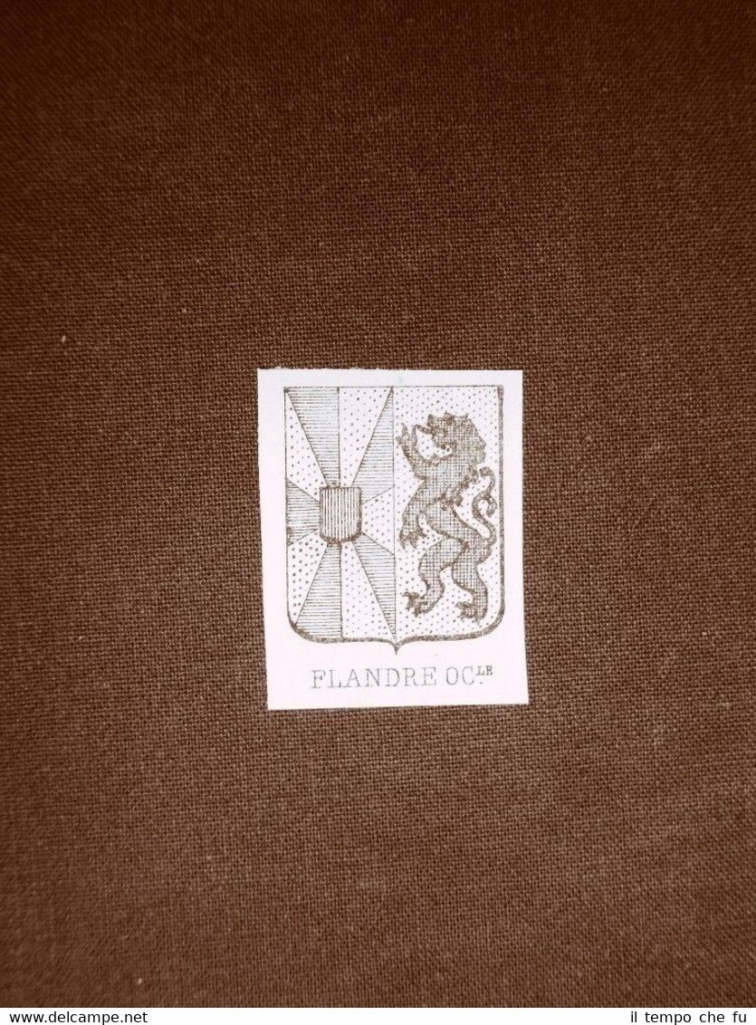 Stemma o blasone Regione della Fiandra occidentale - Belgio Anno …