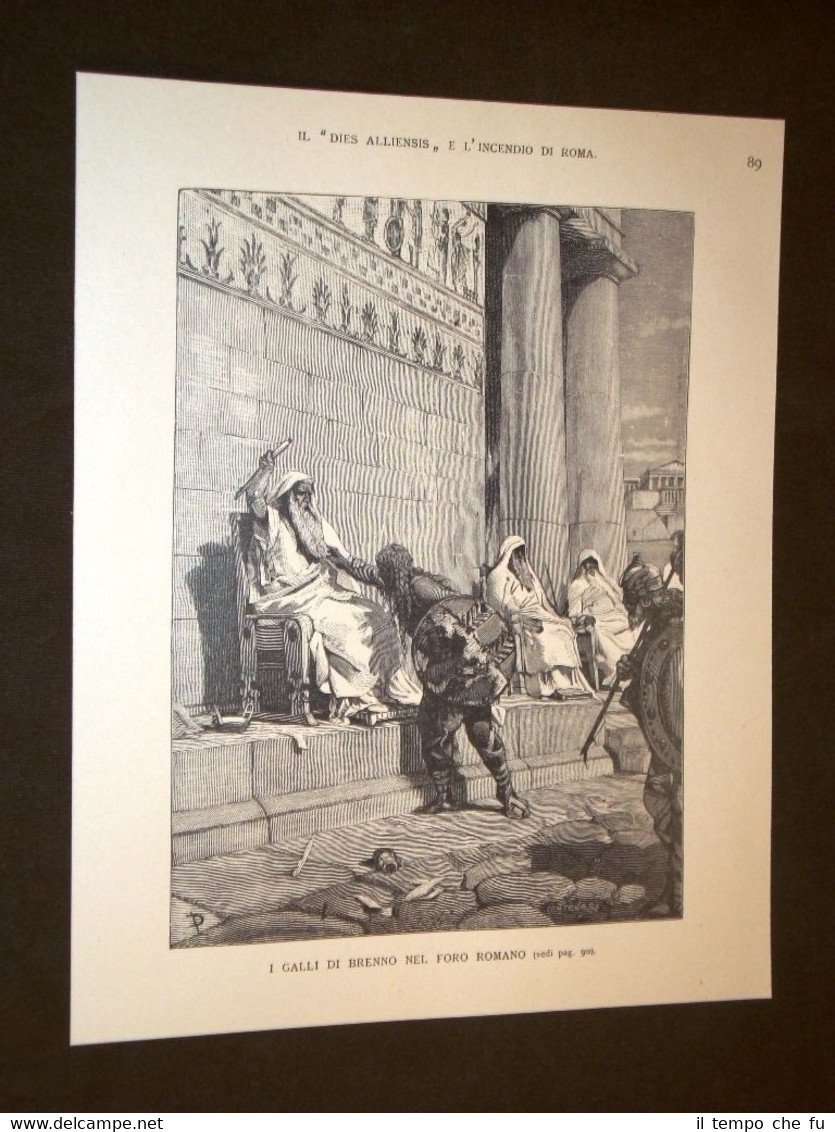 Storia di Roma I Galli di Brenno nel Foro Romano … | Immagine principale
