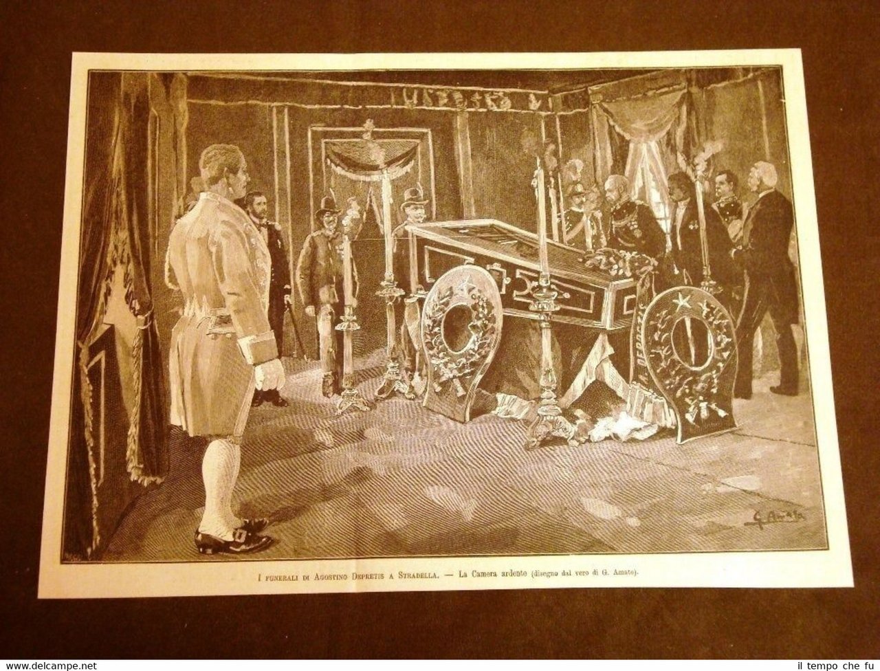 Stradella nel 1887 Camera ardente Agostino Depretis De Pretis di … | Immagine principale