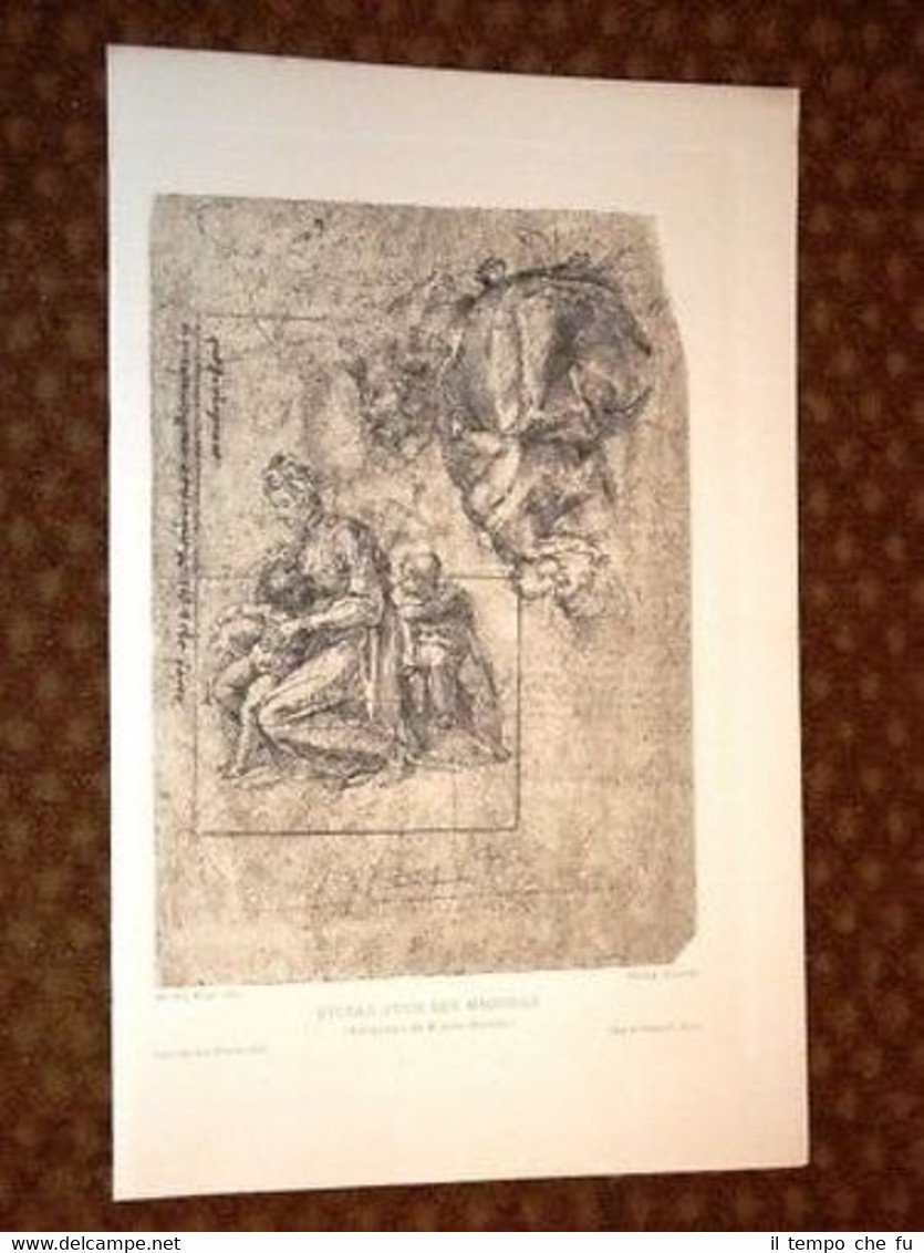 Studio di Madonne Etudes pour Madones - Michelangelo
