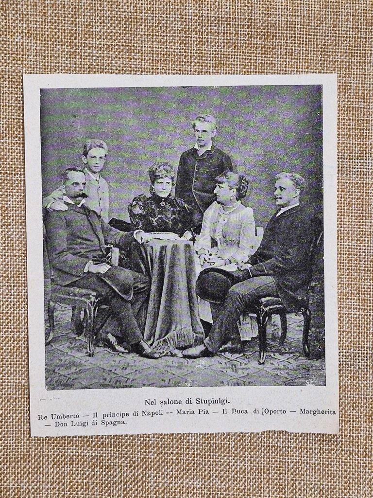 Stupinigi Re Umberto Principe Napoli Maria Pia Margherita Savoia Stampa …