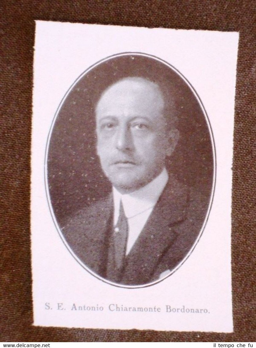 Sue Eccellenza Antonio Chiaramonte Bordonaro