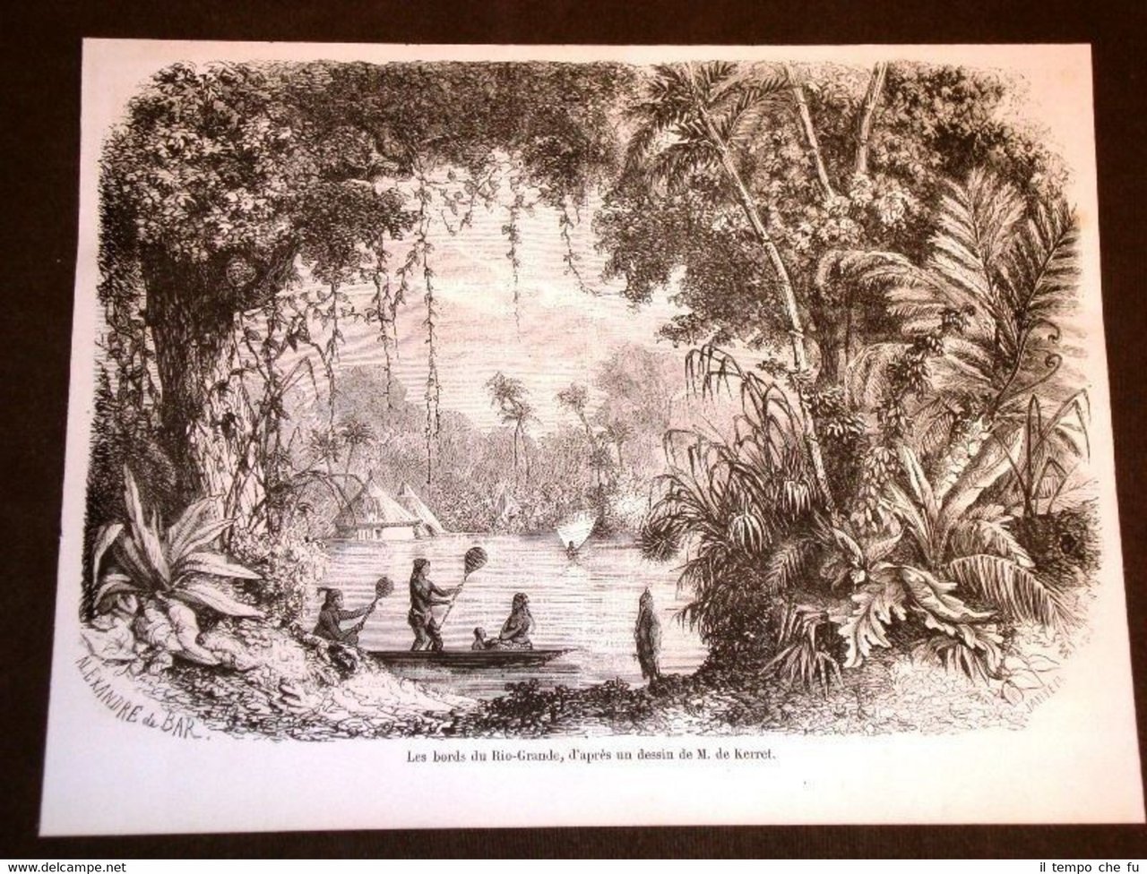Sui bordi del Rio Grande Disegno di Alexandre de Bar | Immagine principale