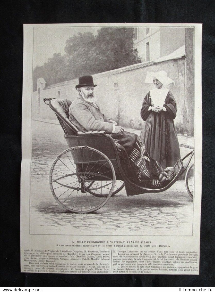 Sully Prudhomme a Chatenay+Sepoltura vittime della Iena Stampa del 1907