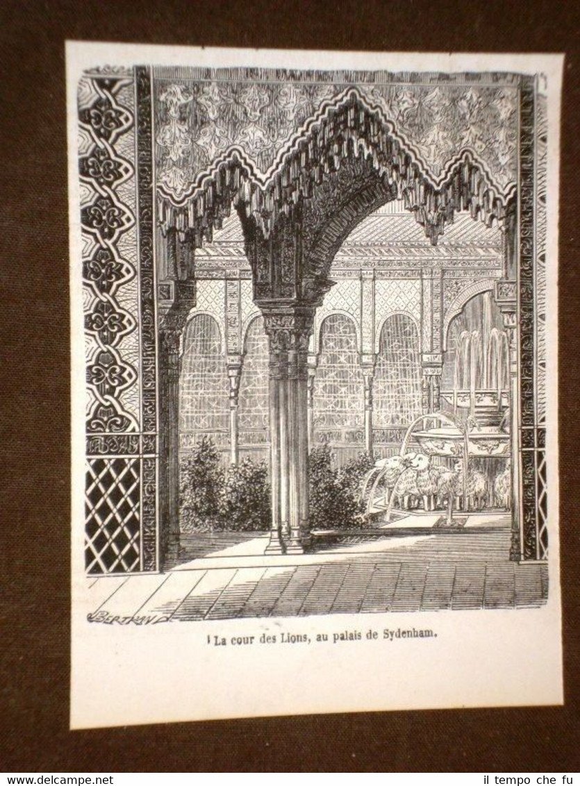 Sydenham Palace La Cour des Lions