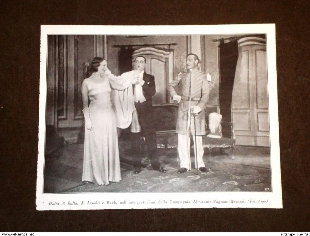 Teatro nel 1931 Hulta di Bulla Arnold Back Compagnia Almirante … | Immagine principale