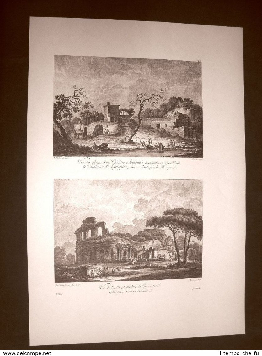 Teatro Tomba Agrippina Bacoli e Anfiteatro Pozzuoli Voyage Pittoresque Saint … | Immagine principale