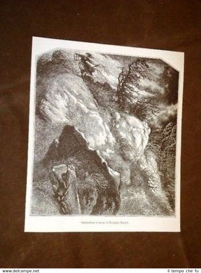 Tempesta in montagna Composizione di Théophile Schuler