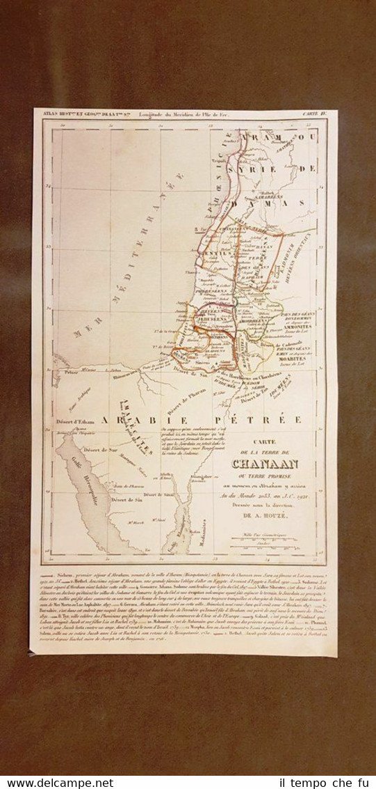 Terra di Chanaan o Terra promessa nel 1921 A.C. Carta …