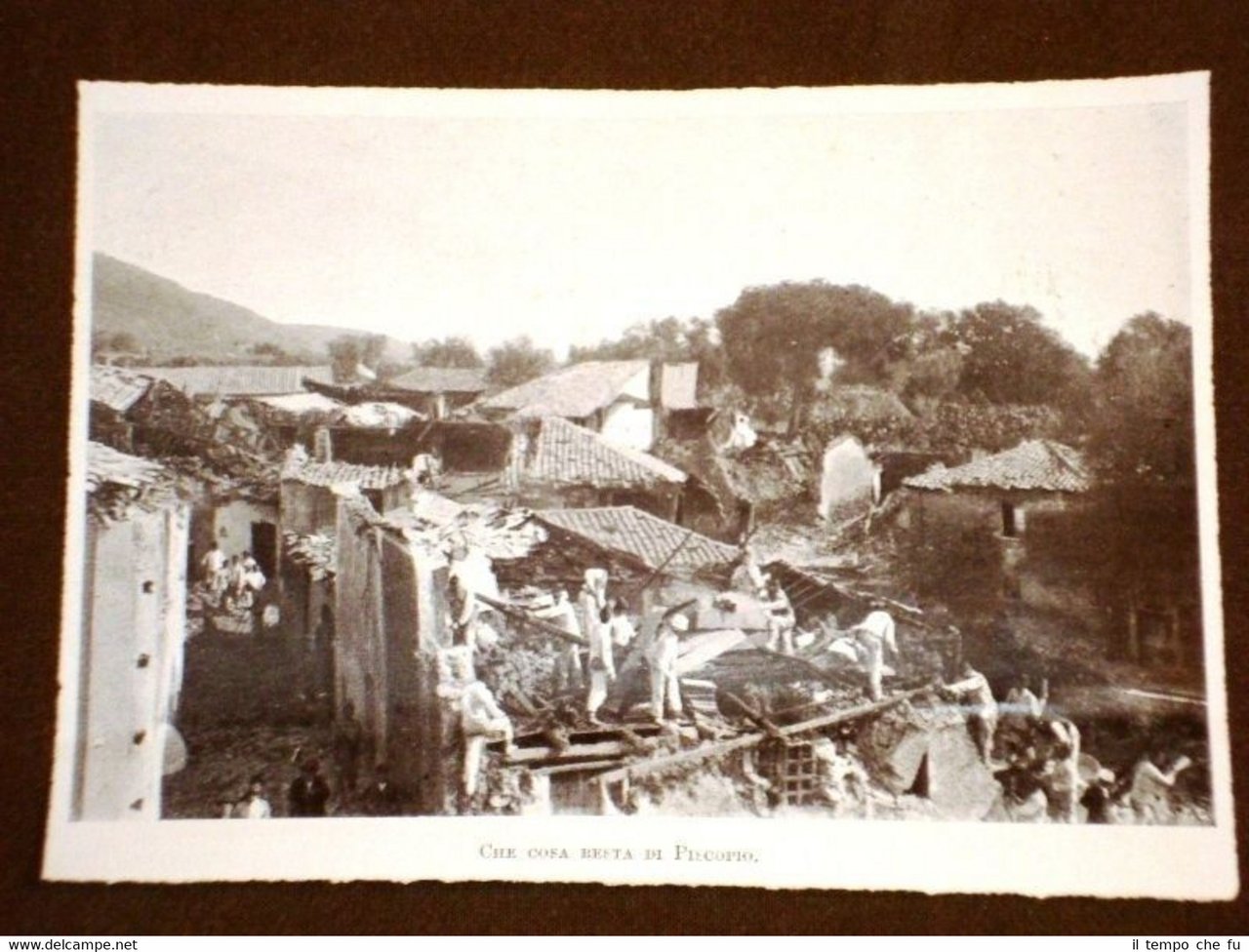 Terremoto Calabria nel 1905 Cosa resta di Piscopio