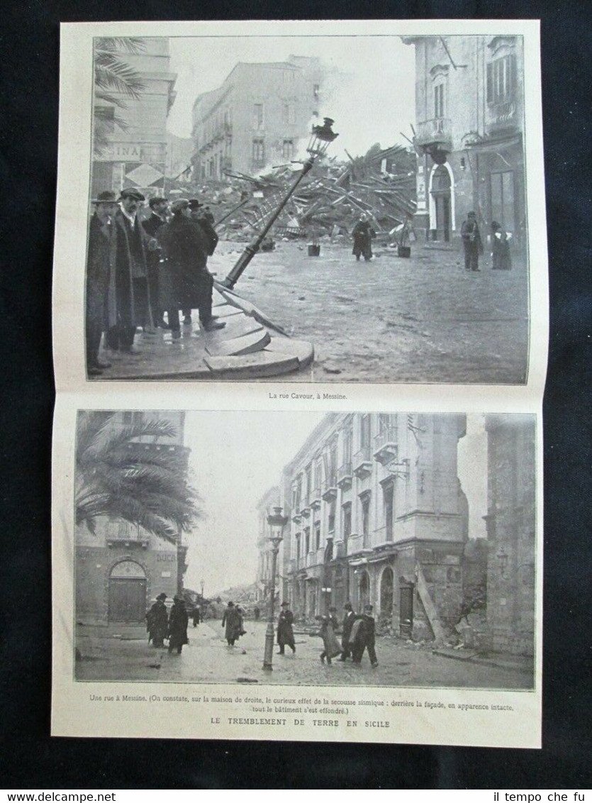 Terremoto in Sicilia 1908: Vittorio Emanuele III a Messina Stampa …