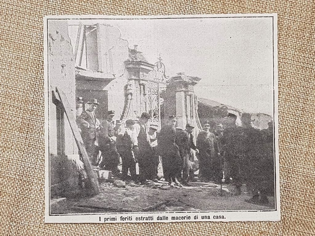 Terremoto tra Linera ed Acireale nel 1914 I primi feriti …