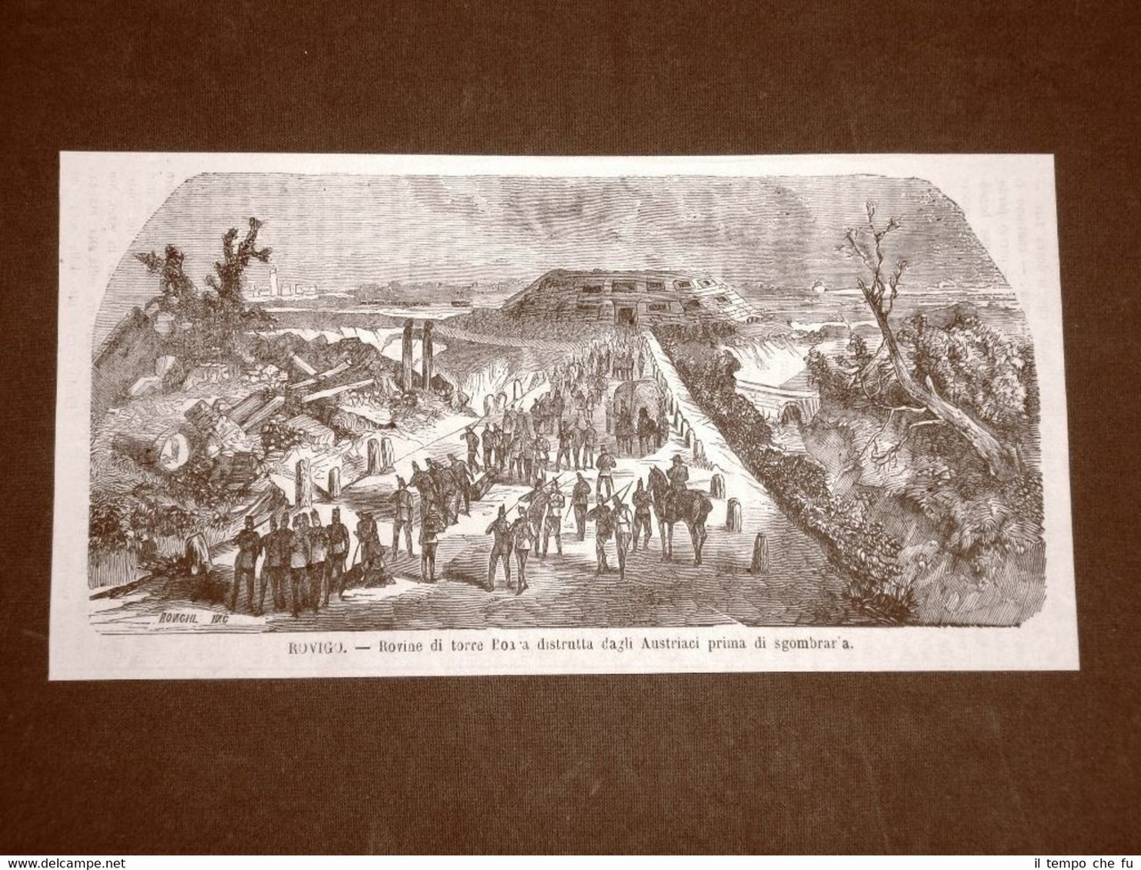 Terza guerra d'indipendenza in Italia nel 1866 Rovigo Rovine di …
