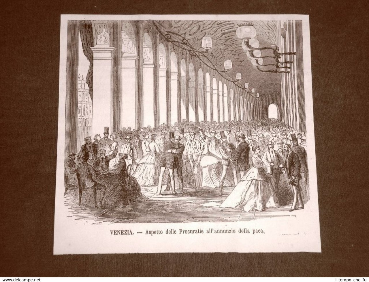 Terza guerra d'indipendenza in Italia nel 1866 Venezia Procuratie annuncio …