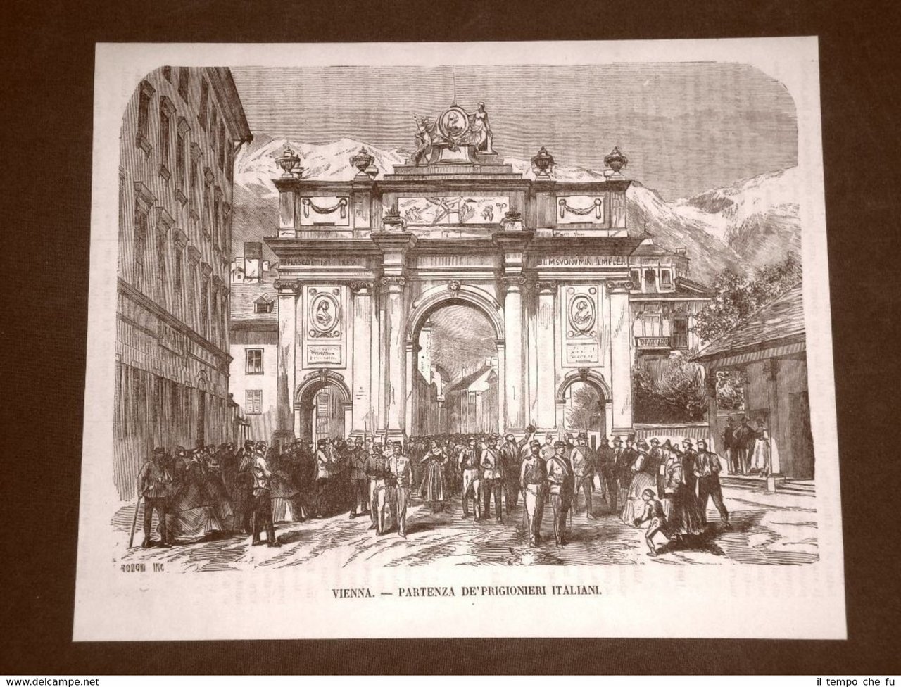 Terza guerra d'indipendenza in Italia Vienna nel 1866 Prigionieri italiani