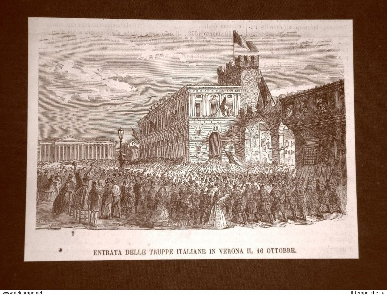 Terza guerra d'indipendenza Italia Verona 16 ottobre 1866 Entrata truppe …