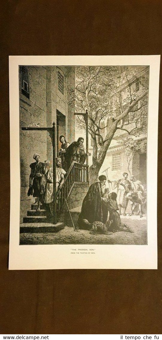 The prodigal son o Il figlio prodigo Quadro di Bida …