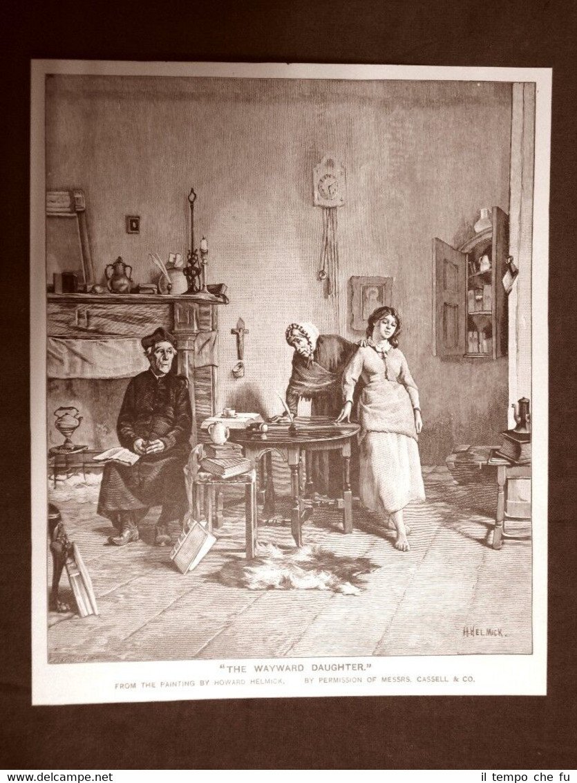 The wayward daughter o La figlia ribelle Quadro Howard Helmick …