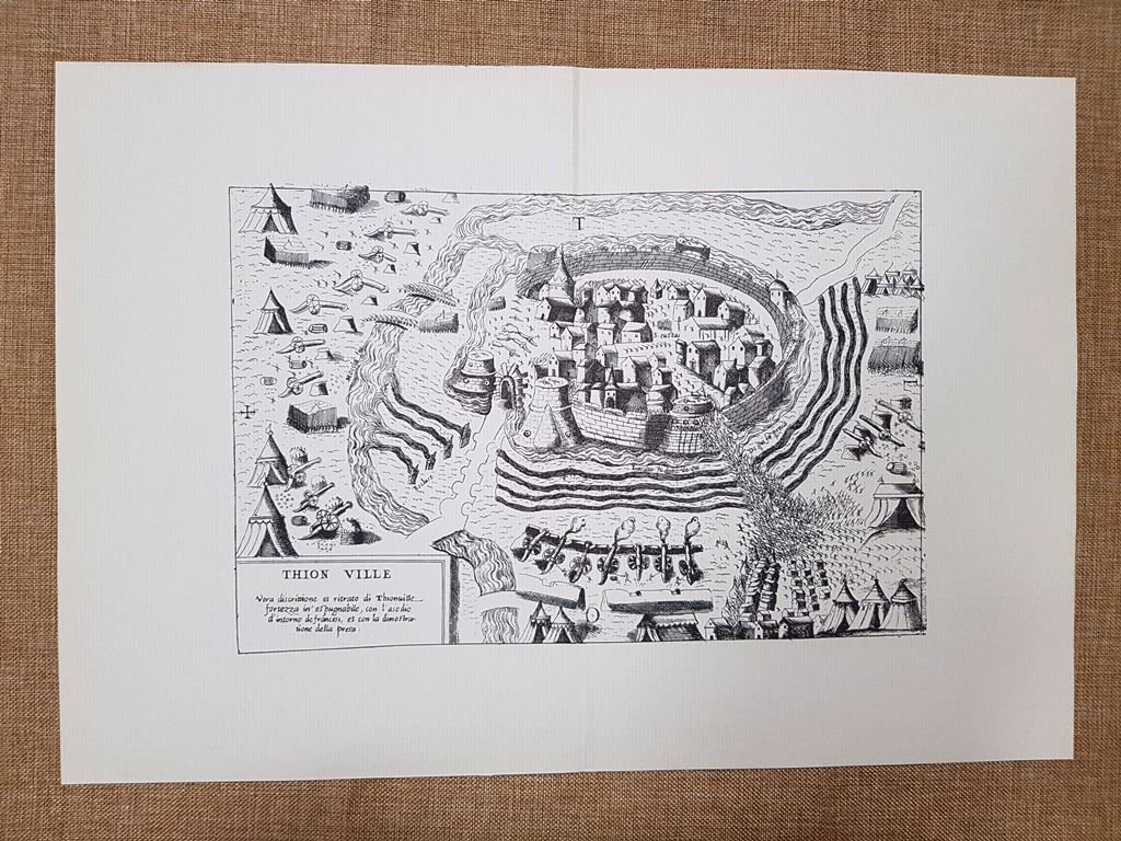 Thionville Francia Città e fortezze del mondo Zaltieri Ballino 1569 …