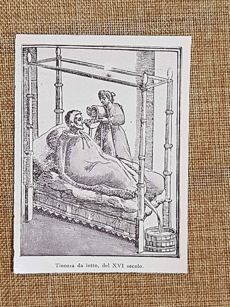 Tinozza da letto del XVI secolo Stampa del 1932 | Immagine principale