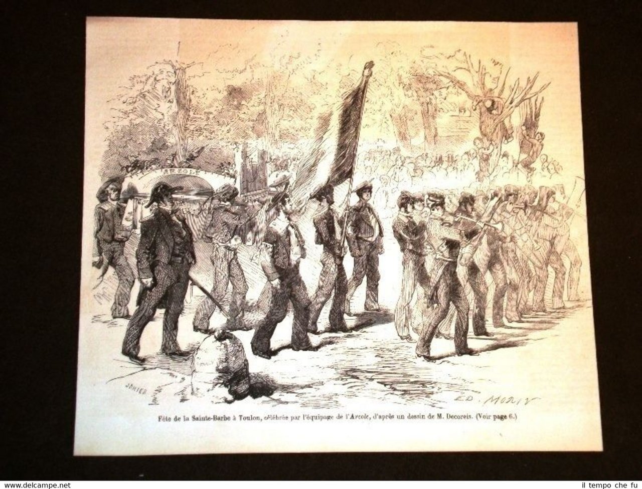 Tolone Toulon o Tolon nel 1857 Festa di Santa Barbara …