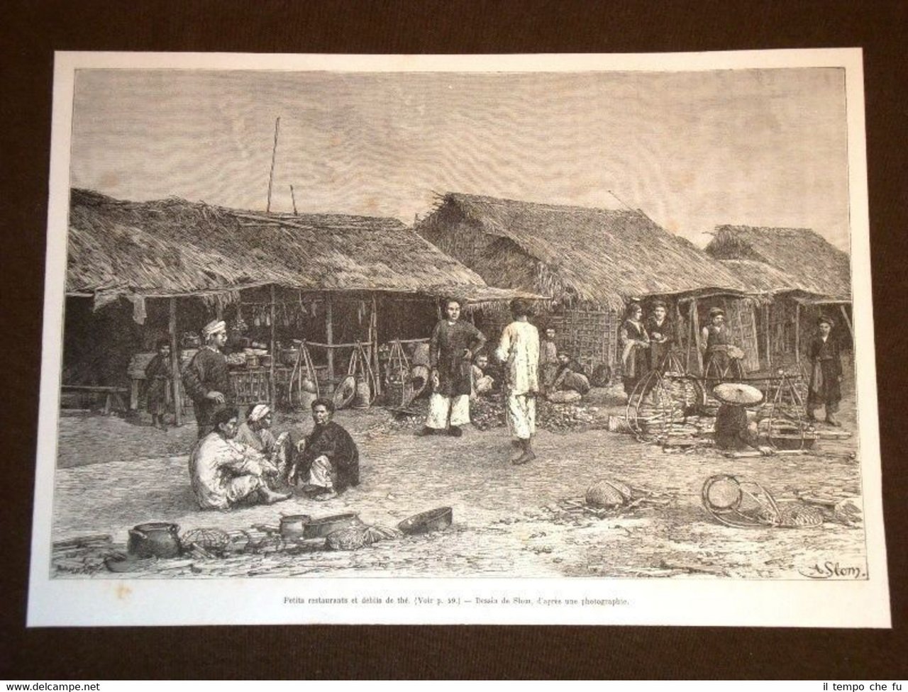 Tonchino o Tonkin en 1889 Petits restaurants et débits de … | Immagine principale