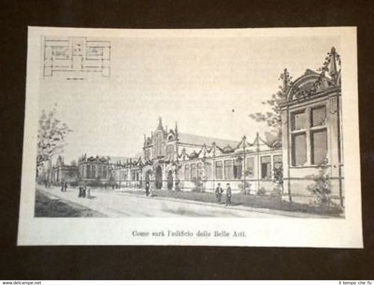 Torino Esposizione nazionale del 1898 Edificio delle belle arti